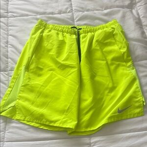 Nike Greenyellow Athletic waterShorts Lightweight Elastic